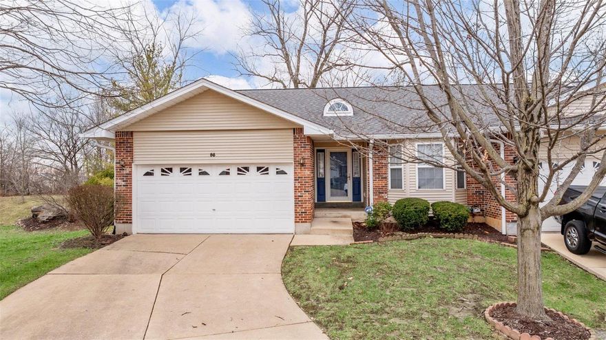 WELCOME HOME to this clean & MOVE-IN-READY 3BR 3BTH villa w/1990+SF of living space. The beautiful exterior offers classic curb appeal w/brick & vinyl front, new roof, maintenance free lush landscaping & 2 car garage. This end unit floor plan allows for abundant light w/its LG windows adding to the open feeling. The entry w/gleaming HW floors opens to the dining rm & spacious great rm w/vaulted ceilings. The bright kitchen w/solid surface countertops, includes all appliances, bkft rm w/bay window & door to the lovely screened in deck perfect for relaxing outdoors. The Primary suite offers a bay window, walk-in closet & full BTH w/dual sink vanity. Add'l BR, full BTH & Laundry rm including washer & dryer complete the main. The finished walk-out LL offers a LG family rm, 3rd BR, full BTH & storage space. Enjoy ALL LSL amenities including 2 lakes, clubhouse w/restaurant & bar, pool, golf & tennis. Great location w/easy access to major hwys, restaurants, shopping & hospitals. A MUST SEE! Location: End Unit, Ground Level, Suburban