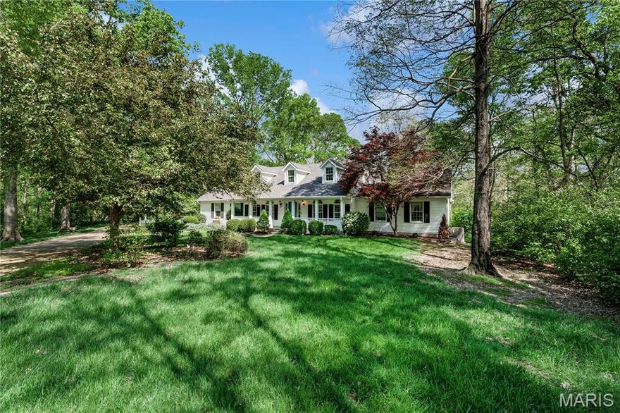 Nestled on a 3-acre lot at the end of a cul-de-sac, this spacious custom ranch welcomes you. Many wonderful features that include a formal living room that is ideal for an office. Formal dining room. Great room with raised hearth fireplace and walkout to huge deck. Master bedroom with luxury bath, 2 walk-in closets and access to deck. Kitchen with granite counter tops, stainless steel appliances, center island, walk-in pantry and beautiful wood floors. The Breakfast room will be a favorite spot with all of the windows, natural lighting and view. The main floor laundry allows access to garage and side court yard or pen area.  Two car garage is oversized and there is ample additional parking. Lower level is approximately 80% finished with a 4th bedroom, full bath, huge family room, game room, kitchen area and a walkout to large patio.  This is a great home for entertaining and offers seamless indoor/outdoor living space on a beautiful setting.