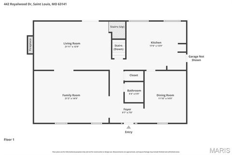 Tiny photo for 442 Royalwood Drive, Creve Coeur, MO 63141 (MLS # 26011413)