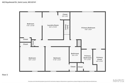 Tiny photo for 442 Royalwood Drive, Creve Coeur, MO 63141 (MLS # 26011413)