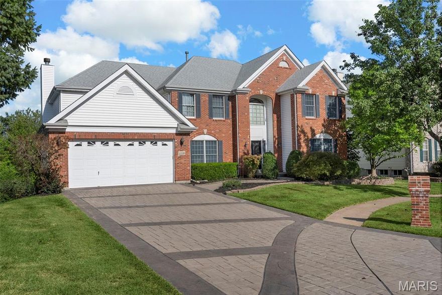 Impeccably designed, exquisite 4 bedroom, 4.5 bath 2 story home in sought-after Nooning Tree just a short stroll from Faust Park. From the moment you enter you're greeted with 10-foot ceilings on the main level and a seamless open floor plan ideal for entertaining. The chef's kitchen features gleaming granite countertops and a professional grade gas range with stone detail. The main level also features a refined home office, perfect for remote work plus a striking great room with high ceilings and a wood-burning fireplace anchoring the space w/ warmth and style. Step outside to your private outdoor oasis complete w/ built-in barbecue, and outdoor stone fireplace for resort-style comfort on those cool Fall nights (ready to roast marshmallows?) Downstairs a spacious recreation area boasts high ceilings, wood burning stove with stone accents and mini-kitchen for top-notch entertaining.  More 5900 square feet total where design, comfort and location converge. New carpet, fresh paint and bath updates w/ quartz vanities make this home move-in ready plus highly-ranked Parkway Schools. Available for quick closing.