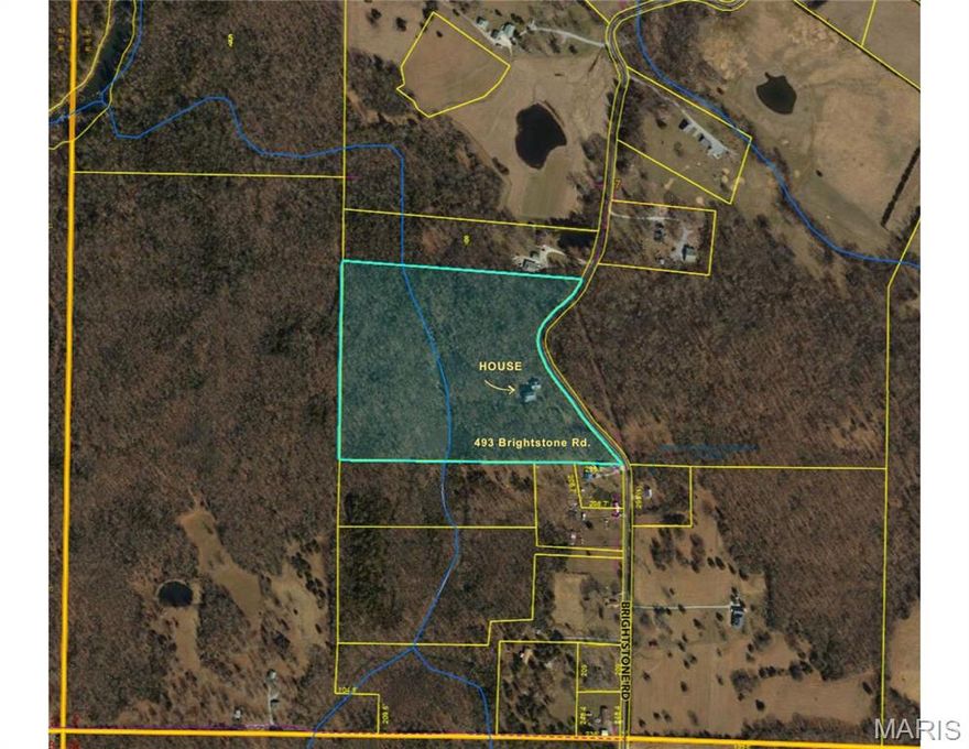 Opportunity awaits at 493 Brightstone Rd. in Farmington, MO. Situated on ±23.39 scenic acres, this 3-bedroom, 3-bath home has been taken down to the studs and is ready for your vision to bring it back to life.

With a walk-out basement and a spacious wrap-around porch already in place, the foundation is set for something special. Whether you’re an investor, builder, or buyer looking to create your dream home from the ground up, this property offers incredible potential.

The acreage provides privacy, space to roam, and endless possibilities — from recreational use to hobby farming or simply enjoying peaceful country living just minutes from town.

If you’ve been searching for land and a project with upside potential, this is your chance to build exactly what you want.