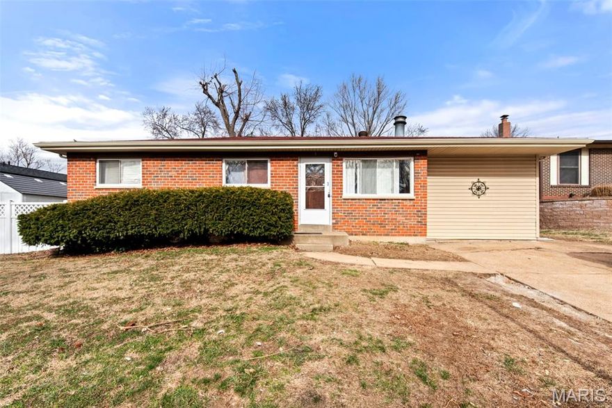 Amazing opportunity for investors and buyers who are ready to roll up their sleeves and put a little sweat equity into this home that has such great potential!  This house is tucked away on a cul de sac within a well-maintained subdivision. Conveniently located less than a mile away from Arnold Commons and hwy 55. Nice layout with an open floor plan in main living area, full bath down the hall servicing 2 bedrooms and a third bedroom having its own en-suite half bath. Hardwood floors throughout most mn lvl. Basement offers loads of additional living space and a full bath. Fenced in large yard. Extra wide driveway. Selling as-is. Seller not to make any repairs or provide any municipality inspections. No sign in yard.