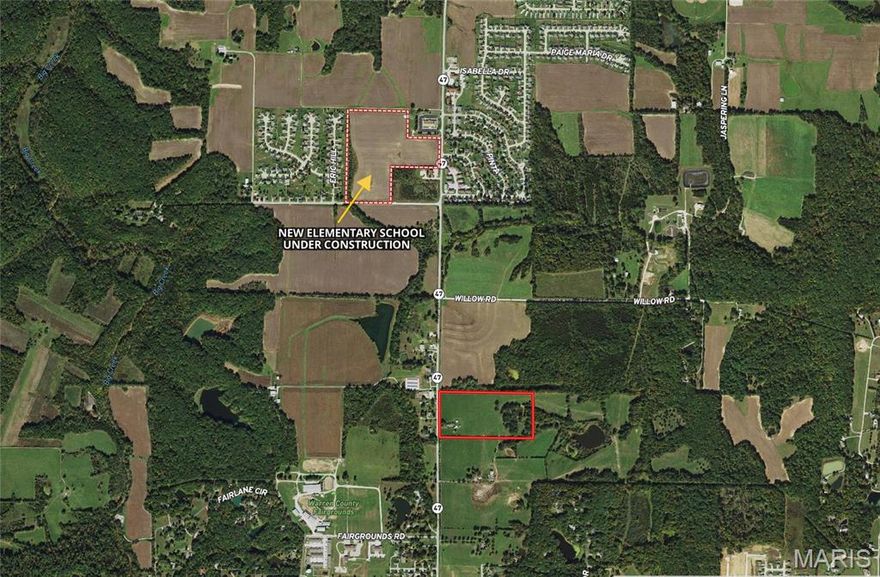Here is a development property in the fast-growing Warrenton area you do not want to miss. Consisting of 20+/- acres fronting onto Highway 47 with electric, public water and sewer available, this property has many possibilities. With a new elementary school under construction nearby as well as additional development, this is a great opportunity to capitalize on the growth that is coming to Warrenton. Schedule your tour today! **Duplicate listing of MLS 25010409**