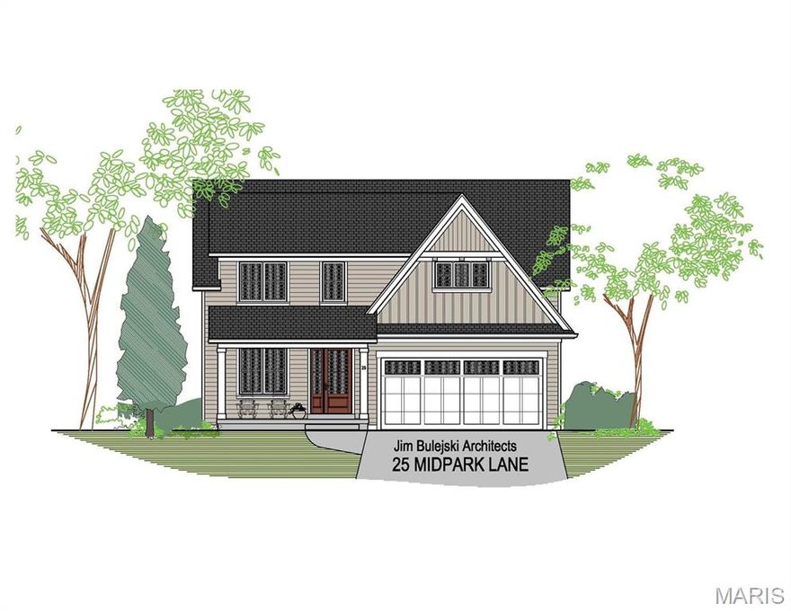 **Rare Opportunity for a New Home in Ladue!** Don't miss this chance to live in a new home in a fantastic Ladue location at an affordable price. Construction begins in December, 24 with completion expected in Fall 2025. This model offers approximately 2,700 sq ft of living space, with another 791sq ft of finish in the lower level included in the price.  Features include 5 bedrooms, 4 full baths -  The main Level features a terrific Open floor plan and you can expect the high-end quality details and upgrades synonymous with this builder, a leader in custom home building in the central corridor of town.
All in the Ladue School District that features a  New high-school and updated elementary schools throughout the district.  This is a unique chance to own new construction in the Ladue District for this price.  So please Act fast!