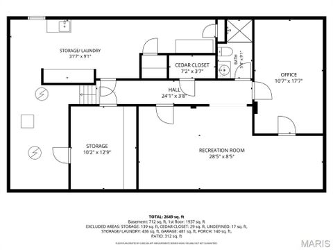 Tiny photo for 2 Creekside Lane, Creve Coeur, MO 63141 (MLS # 26062823)