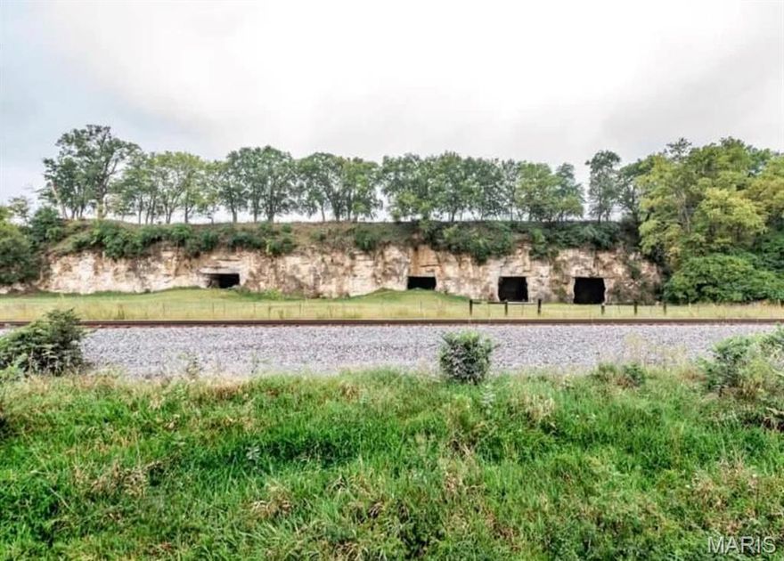 Trinity Underground Industrial Park is a rare opportunity to own 3 underground limestone mines that were excavated during the 1930’s. An impressive formation of Kimmswick Limestone that features stone floors w/ up to 40' ceiling heights on the lower level & stone pillars that are 50-60 feet apart. Boasting 440,000 SF of space between the 3 mines, the location is ideal for temperature controlled storage w/ average temperature ranging from 53 o 58 degrees or possibly a manufacturing warehouse. The exterior openings provide for ventilation and eliminate the need for duct work. Also included is 49+ acres of land above the underground mine including a two acre lake that is filled with fish. Rail & river access are located nearby as well w/ gorgeous views all around. This would also be a perfect location for a winery or resort w/ convenient access to Hwy 79 & approximately 25 minutes to HWY 70. Attached are several conceptual renderings for possibilities on the property. Location: Rural
