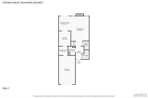 Tiny photo for 1743 Blue Oak Drive, Chesterfield, MO 63017 (MLS # 26012079)