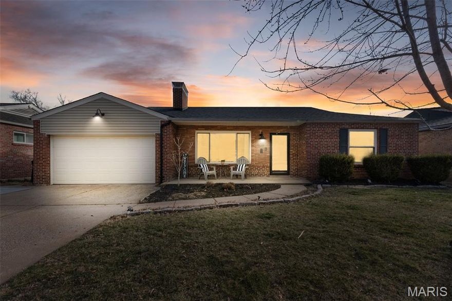 Welcome to this move-in-ready St. Louis Hills Estates ranch with just over 2,400 sq ft of total living space, comfortably spacious in all the right ways. Featuring 3 bedrms, 2 full baths, and a bonus room or office in the finished walk-out basement, this home adapts beautifully to the way you live, work, and entertain. Real hardwood floors flow throughout the main level, complemented by high-end fixtures and lighting, and a beautifully renovated main bath. The sun-filled dining room highlights custom wainscoting and shelving, while the living room offers warmth and charm with custom built-ins and a wood-burning fireplace perfect for winter evenings. The kitchen truly impresses with quartz countertops, custom cabinetry, stainless steel appliances, double pantry cabinets, custom shelving, and a built-in coffee bar. Summer evenings are best spent on the huge patio, and the fully finished lower level is ideal for entertaining with a wet bar, renovated full bath, new flooring, abundant storage, an additional sleeping area, and a walk-out to the level fenced backyard. Turn on some throwbacks, unwind, and let the finished lower level do the entertaining. The 2-car garage paired with a widened driveway adds everyday ease and rare convenience. Steps from Francis and Wilmore Parks and surrounded by shops and restaurants, the walkability here is truly chef's kiss. This is the one you've been waiting for; thoughtfully updated, perfectly located, and designed to make life effortlessly enjoyable.