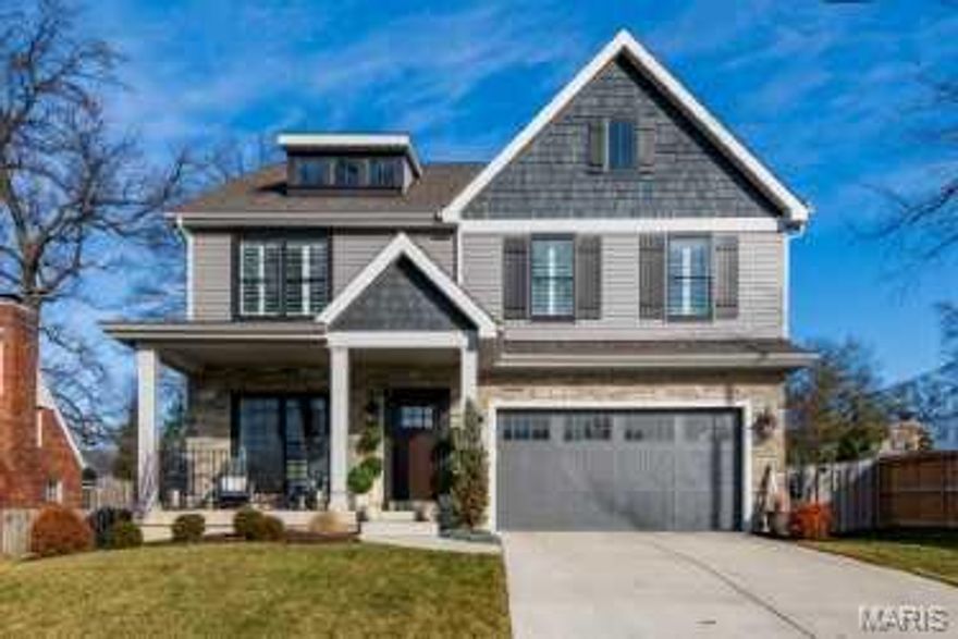 This stunning 5 year old Craftsman home is a unique opportunity for the discriminating buyer! Be greeted by a dazzling dining room, hardwood floors, & a warm, spacious great room with fireplace flanked by bookcases. Adjacent is the deluxe kitchen with quartz countertops, stainless appliances & oversized refrigerator overlooking the covered porch & private fenced backyard oasis. Amazing detailing with beautiful doors, wainscoting, chic light fixtures, & high ceilings. The 2nd floor contains the lovely primary suite with a large bath with soaking tub & shower, 2 vanities & 2 walk in closets. In addition, there are 3 bedrooms, 2 full baths & a laundry room. The 3rd floor has a large multi use room & full bath. The finished LL contains a family room, full bath & bedroom with egress window. Enjoy lovely landscaping & a 2 car garage with entry to a mud room next to kitchen. Walk to downtown Kirkwood! Sidewalk installed March '25 in front of home. All drapes & 2nd fl. washer/dryer included. Additional Rooms: Mud Room