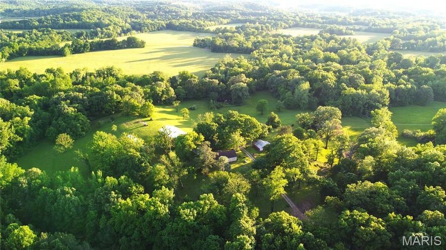 160± acre River Farm in Butler County, just 5 miles from Poplar Bluff with shopping, hospitals, and amenities nearby. This diverse property features 1/3 mile of Black River frontage, open pasture, hardwoods with oak and valuable walnut trees, and no known restrictions. The well-kept 3BR home offers modern comfort with central HVAC, a wood stove, and gas fireplace, all while retaining its vintage charm. Includes a 2-car detached garage, 3,200 sq ft shop, multiple sheds and out buildings and a 100-ft long farrowing house built from native stone sourced from the land. The farm is highly versatile—ideal for homesteading, farming, hunting, or rental income. Efficient and private with stunning sunset views, abundant wildlife, and river recreation opportunities. Whether you're looking to live off the land, enjoy a peaceful rural lifestyle, or invest in productive acreage, this legacy property offers unlimited potential in a beautiful, tranquil setting.