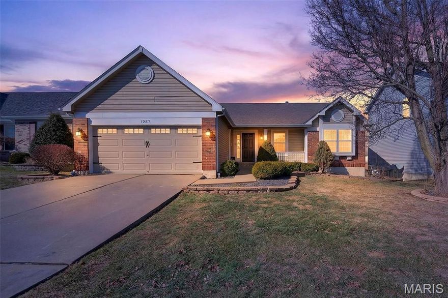 Welcome to 1207 Briarchase Dr.- where space, style, and serene lake views come together beautifully. This 4 bedroom, 3 full bath home offers an open and inviting layout with luxury vinyl plank flooring and vaulted ceilings that fill the main living space with light and character. The kitchen is designed for both everyday living and entertaining, featuring a spacious breakfast bar, stainless steel appliances, and an abundance of cabinets and counterspace. The oversized primary suite is a true retreat, complete with a large walk-in closet and private en suite bath. The finished lower level expands your living space even further with a massive rec room perfect for guests, a home office, or movie nights. Step outside and unwind in your backyard oasis backing to the lake. Enjoy peaceful views from the deck or host gatherings on the patio while taking in the water setting. This home also comes with an irrigation system. This home offers the space you need and the setting you'll love.