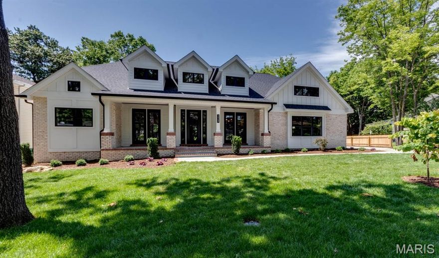 This New Construction home presents a masterful blend of traditional southern charm & modern comfort w/4200+ sq ft plus finished lower level. The dramatic entry & Great room feature soaring 16+ ft ceilings, 8in white oak flooring and are flanked by a formal dining room & library. The Great room is anchored by a floor to ceiling fireplace & opens directly onto a relaxing covered porch. The kitchen & hearth rm will take your breath away! Clerestory windows & wooden beams set the stage for this one of a kind kitchen w/a massive island, 8 burner range, built-in entertaining buffet & more cabinets than you could fill! The hearth room includes a 2nd fireplace & direct access to another patio & private backyard. The primary suite is a tranquil oasis; the bath offering heated floors, soaking tub & gorgeous tiled shower. A large 2nd bedroom suite is located on the upper level along w/bedrooms 3 & 4 sharing a Jack & Jill bath. The lower level offers a family rm w/kitchenette, 5th bedrm & full bath. Call for a private showing & full property details.