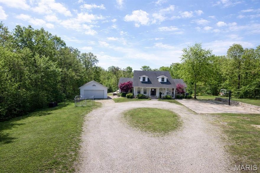 Welcome home to privacy, space, and exceptional amenities — all just minutes from town!

As you pull into the private circle driveway, you’re immediately welcomed by this beautiful two-story home nestled on 4.67 scenic acres. Step onto the inviting 10x36 covered front porch and enter into a stunning open living room that sets the tone for comfort and functionality.

The main level offers a spacious master suite, dedicated office, formal dining room, large laundry room, half bath, and a well-appointed kitchen designed for everyday living and entertaining alike.

Upstairs, you’ll find two bedrooms connected by a convenient Jack and Jill bathroom, along with an additional oversized master suite — perfect for guests or multi-generational living.

Outside, the property truly shines. Enjoy summer days on the large composite deck overlooking the heated in-ground swimming pool. The grounds also feature a 2-car detached garage, an impressive 36x42 shop complete with water, sewer, and electric, and a small pond that adds to the peaceful country setting.

This rare combination of acreage, amenities, and proximity to town offers the perfect balance of privacy and convenience. Don’t miss the opportunity to make this exceptional property your own.