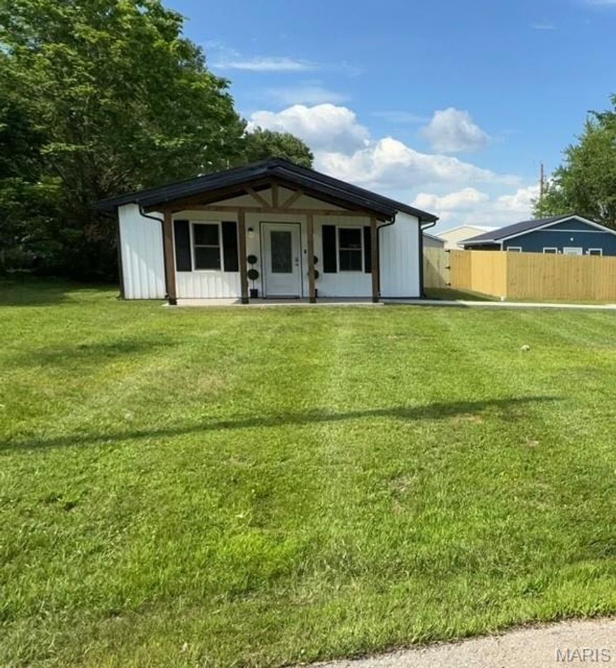 Recently Constructed & Furnished 2 Bedroom, 1 Bathroom Home Looking for New Owners! Conveniently Located Near I-44, Maramec Spring Park, and Wineries this Property is a Fabulous Find! Tastefully built with seamless flow between rooms. Kitchen Sparkles with Newer appliances, and Gorgeous Fixtures. 
Enjoy your morning Coffee on the Beautiful Covered Front Porch, or Watch your Furry Friends run around in the fenced in back yard. This Lovely Home offers Elevated but simple living. E-charging Station for Electric Vehicles already in place! Perfect place to call your first home, or add to the investment portfolio. Furnished & Move In Ready, Schedule Time to Tour Today!