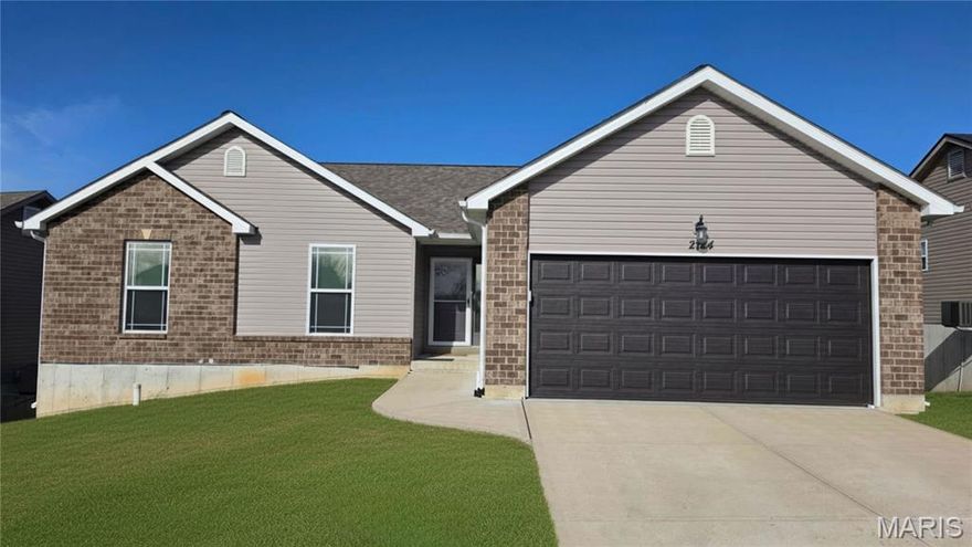 Welcome to 2124 Providence Park Lane in Herculaneum, a well maintained 3-bedroom, 2-bath home that perfectly blends modern features with everyday comfort. Step inside to discover durable vinyl plank flooring and an open, inviting layout designed for both relaxing and entertaining. The heart of the home is the spacious kitchen, complete with a large center island, stainless steel appliances, and plenty of room for gathering with family and friends. The open floor plan creates a seamless flow, making the space feel bright and connected. The primary suite offers a peaceful retreat, while two additional bedrooms provide flexibility for family, guests, or a home office. Downstairs, the basement adds valuable potential with a partially finished bathroom already in place ready for your personal touch to complete the space. Enjoy outdoor living on the maintenance-free deck overlooking the backyard perfect for morning coffee or evening get-togethers. As part of a welcoming community, you'll also have access to fantastic amenities including a pool, tennis courts, and a playground.
