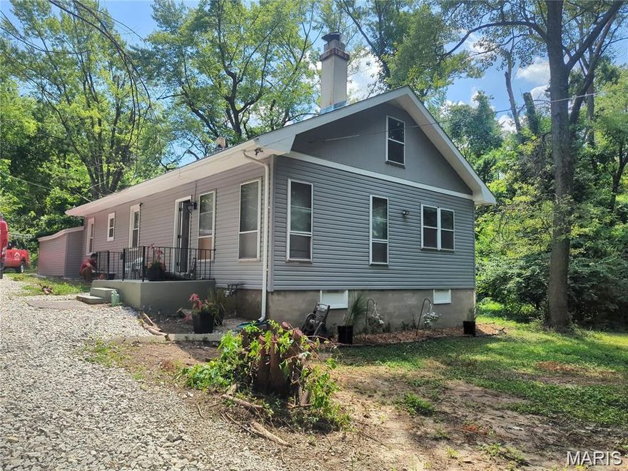 DO YOU WANT PRIVACY WITH NO HOA! 
Private Retreat on Nearly an Acre – Fully Updated & Move-In Ready!
Welcome to 9818 Jacobi Avenue in Unincorporated Missouri 63136 — where modern updates meet peaceful, wooded privacy. Nestled on just under an acre, this 2-bed, 2-bath home offers maintenance-free living with major system upgrades already completed for you!

Step inside to find both bedrooms conveniently located on the main level, providing comfortable and functional everyday living. The cozy wood-burning fireplace creates the perfect gathering space for relaxing evenings at home.

Love flexibility? The second-floor flex space offers endless possibilities — easily convert it into a home office, additional bedrooms, media room, or an entertainer’s dream lounge.
Recent 2025 Updates Include:

New roof

New HVAC system (furnace & A/C)

New electrical system

50-gallon electric water heater

New siding

New doors

New gutters

Outside, enjoy a partially fenced yard surrounded by mature trees, offering privacy and room to roam. The oversized 1-car garage provides ample storage and workspace.

If you're looking for space, privacy, maintenance-free, and peace of mind with major updates already done — this is the one!

Talk about a bang for the buck...so much to offer at this price! Schedule your private showing today and experience the comfort and value this property delivers! GREAT NEWS!!  This property qualifies for a 100% FINANCING!!!  and THE SELLER IS OFFERING. As an added benefit this property could be converted to a 3-bedroom if needed...Call for more details on this.