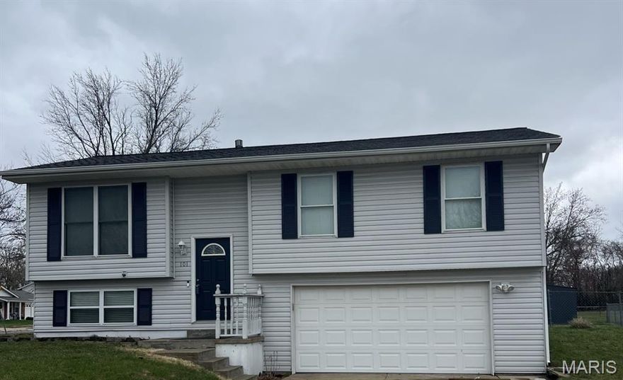 Introducing a newly listed home that offers both comfort and style. Enjoy brand new carpeting throughout, a newer roof for peace of mind, and a freshly painted deck perfect for relaxing or entertaining. The patio features attractive planters to enhance your outdoor space, while the updated kitchen is ready for all your culinary adventures. Upstairs, you'll find three bedrooms, and the lower level includes a cozy family room and a convenient bath. A two-car garage provides ample parking and storage. This home is conveniently located near shopping, dining, and schools, making it an ideal choice for your next move. Ready for a quick close.