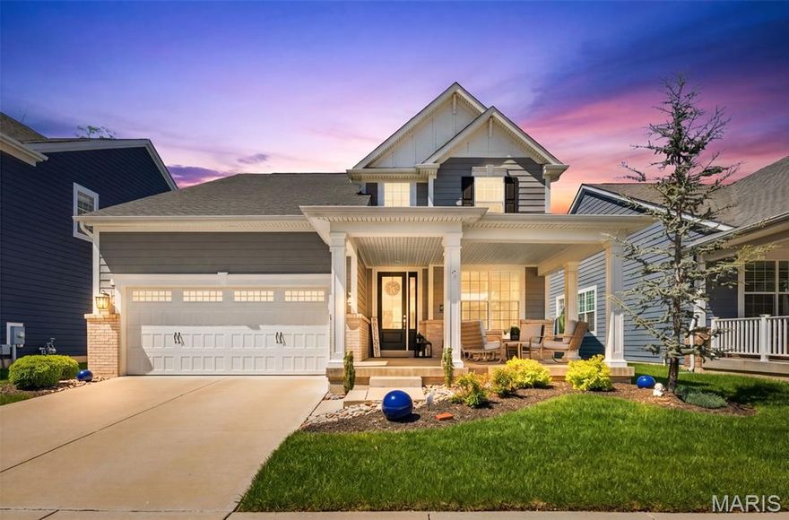 Coming Soon To Wildwood!  Elegant and modern is what you will find in this custom Payne-built 4-bedroom, 3.5 bath 2-story in top-rated Rockwood Schools. Its open-concept layout features main floor flex room that is multi-purpose with Luxury vinyl plank flooring throughout the main level. A spacious dining room opens into the light and functional kitchen complete with 8-ft center island for dining, stainless steel appliances, Quartz countertops, Shaker cabinets, built-in double ovens, gas cooktop, built-in planning center with cabinets and powder room. Relax in the light-filled family room with gas fireplace or enjoy the outdoors while seated on the patio overlooking the professionally landscaped backyard. The second level extends the living quarters with three additional generous sized bedrooms, shared full bath, Loft area that functions as media or fitness room and Laundry room with white cabinetry. Finished lower level with Luxury vinyl plank flooring and neutral finishes offers a large rec area, cabinets and shelving for your own mini bar and third full bath. Located minutes from Wildwood Town Center for restaurants, shopping and farmers' market. Schedule your showing today!