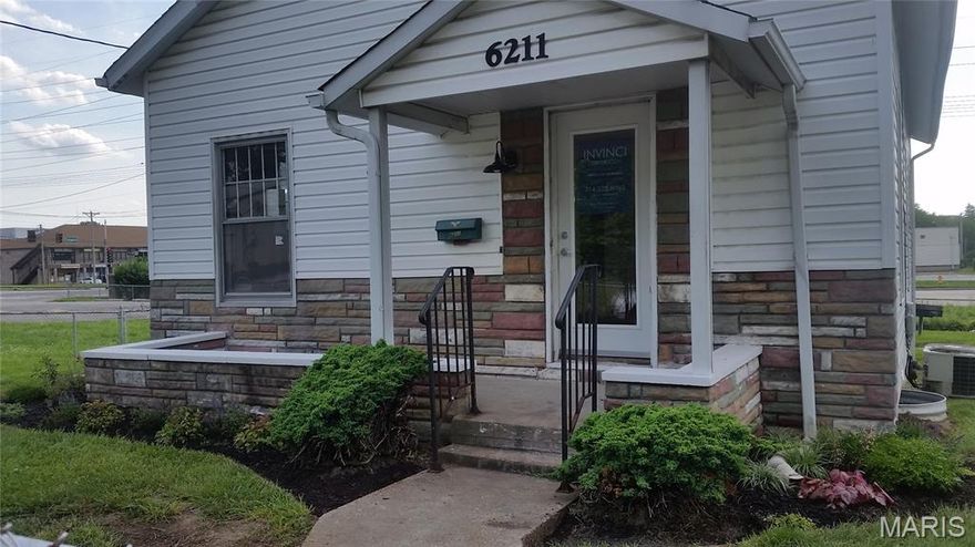 Great opportunity!  Located just minutes from major employers, highways, and airport.  Has visibility from Hanley Road.  Property includes a main cottage-type structure and stand alone one car garage.  The property is zoned as Residential/Commercial, providing flexibility for an investor's needs or for an individual seeking to purchase as a home.  The interior was completely remodeled from 2017-2018.