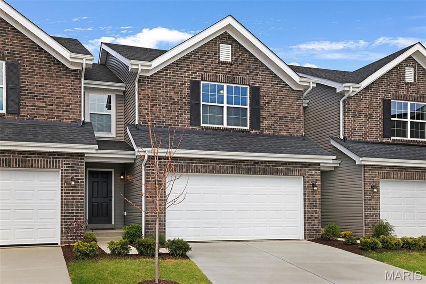 McBride Homes’ Burlington 2-story 3BR, 2.5BA is move in ready now! This beautiful townhome features an open floor plan with a large family room, breakfast area, & kitchen w/flush breakfast bar. The kitchen has Benton Painted White 42-inch cabinetry & stainless-steel GE appliances. Enjoy wood laminate flooring throughout the main level! The master bedroom has two large walk-in closets & private master bath with a double bowl vanity, enclosed toilet, & walk-in shower. Second floor also features a laundry room, two extra bedrooms with walk-in closets, and a full bath! Other extras include upgraded matte black lighting/plumbing fixtures, ¾ bath rough in in the lower level, six panel white interior doors, plus garage coach lights. Fairmount Grove features a small enclave of attached townhomes nestled off Thoele Road near McClay Road. Lawn mowing and snow removal is included with the HOA in this community! Enjoy peace of mind with McBride Homes' 10 year builders warranty. Similar photos.