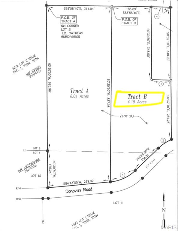J B MATHEWS SUB-DIV - Land