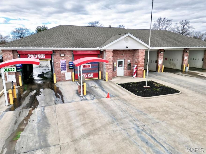 This second of two carwashes consists of 5 bays-3 self-serves and 2 automatic which offers a complementary operation within the same high-demand market. Built in 2015, and benefits from excellent visibility and strong traffic exposure. As a turnkey setup, with all new equipment, this location provides a lower-overhead operation that pairs well with the tunnel facility, capturing a broader customer base and reinforcing brand presence within the trade area. An established monthly membership program provides recurring revenue and operational stability. A major highlight of this property is the additional land which allows for significant expansion or redevelopment potential.  The additional land allows for the opportunity to extend wash operations, add complementary services, or pursue an additional commercial use, enhancing long-term value. Great commercial property for an investor looking to add to their portfolio for scalable growth in a proven market. This offering is well-suited for both owner-operators looking to establish a dominant local presence and investors seeking a stabilized asset with upside in a growing regional market. Must be sold with MLS 26000082 as a package.