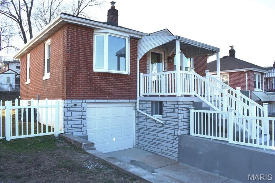 Welcome to this updated brick home in Hancock School District. Beautiful kitchen with new custom 42' cabinets, countertops, backsplash tile and stainless steel appliances. New laminate flooring throughout, fully remodeled bathrooms, newer windows, new doors, including entry doors along with new light fixtures. Finished basement with a recreation room, office and storage room. Scenic fenced backyard with utility shed. The whole house has been freshly painted and is ready for the new owners. The home has already passed St. Louis County's Occupancy inspection. Home Protection Plan included. Hancock Middle and Highschool are within walking distance and Jefferson Park is just minutes away. Conveniently located close to highways and shopping as well! Don't miss this opportunity!