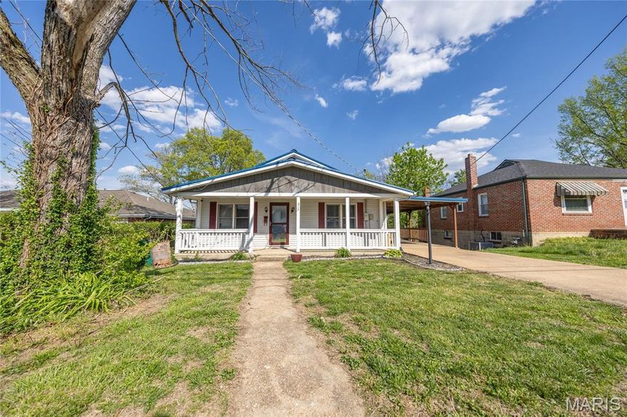 Step inside this charming, well-loved home, just minutes from all the essentials. Upon entering, you'll find an original archway leading to the bedrooms and bathroom. Off the living room is the eat-in kitchen, with an exit to the carport and deck. The basement is perfect for storage and a storm shelter. This home is not perfect and needs a few small repairs, but it is priced accordingly!