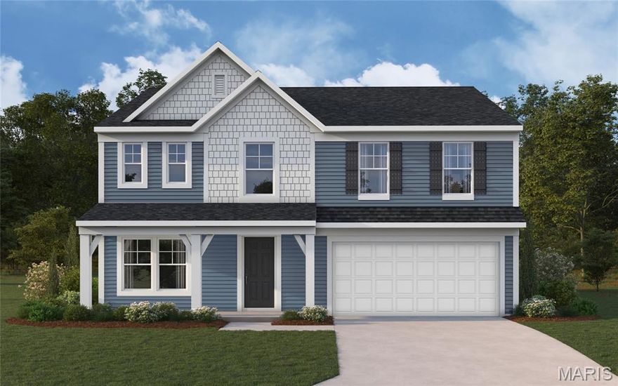 New construction by Fischer Homes in the beautiful Serenity Woods community, featuring the stunning Jensen design. This thoughtfully designed layout is perfect for style and practicality with, 4 bedrooms 2 full baths, and 1 half baths. The inviting family room is the heart of this plan, making it the perfect gathering space. The open kitchen with a large island and walk-in pantry connects to the morning room. The owner's suite features a private bath and walk-in closet. The spacious 2-bay garage completes this exceptional home.