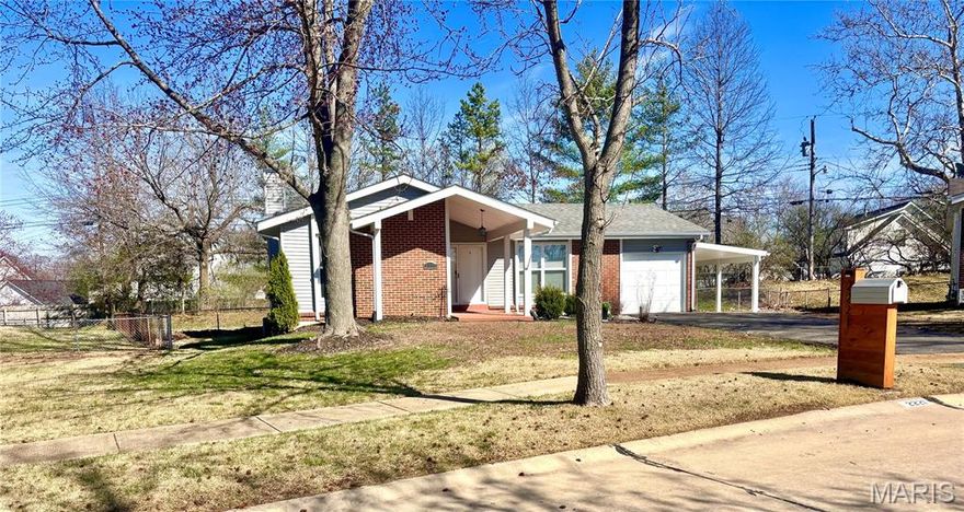 Don’t blink — this beautiful ranch will be gone in a flash! NO SHOWINGS UNTIL OPEN HOUSE 3/29/26 @ 1PM

Tastefully updated throughout, this home features new light fixtures, crisp white woodwork, white six-panel doors, and fresh interior paint. A spacious stamped concrete covered front porch welcomes you to double front doors with storm doors.

Step into the large living room with a picture window that fills the space with natural light and carefree luxury vinyl plank flooring. A convenient cut-out opening provides a view into the beautifully updated kitchen, which features abundant 42-inch cabinetry, stainless steel appliances, granite countertops, and LVP flooring. A back door off the kitchen leads to a charming kidney-shaped patio, perfect for relaxing or entertaining.

Both main-floor bathrooms have been nicely updated with beautiful tile work. The primary bedroom offers French doors that open into a stunning vaulted sunroom, bathed in natural light from multiple arched windows. This inviting space also includes its own heating and cooling unit and a cozy wood-burning stove.

The second bedroom on the main floor is currently being used as a large dressing room but can easily be converted back into a bedroom. A third bedroom and additional living space complete the main level.

The finished lower level offers even more room to spread out, featuring luxury vinyl plank flooring and abundant recessed lighting.

Additional highlights include an attached one-car garage and a newly added carport for extra covered parking.

Run, don’t walk — this amazing home won’t last long!