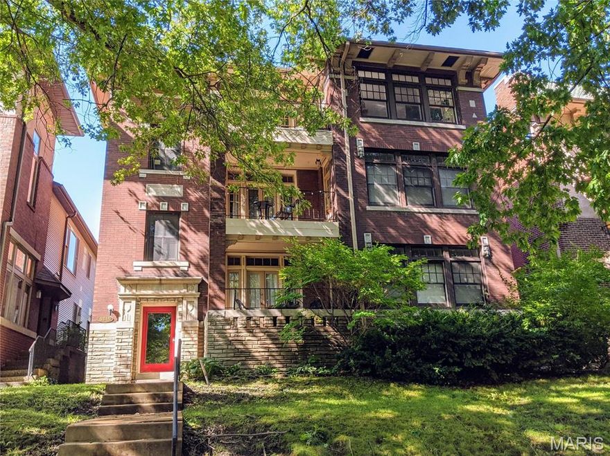 Spacious first-floor 2-bedroom condo located in a charming historic building in the  desirable Skinker-DeBaliviere neighborhood. Just a walk from Forest Park and conveniently close to the dining, shopping, and entertainment of the Central West End.

This well-maintained unit features updated flooring and stainless steel appliances, offering a comfortable and functional layout with plenty of natural light.

Additional features include in-unit washer and dryer hookups, a private storage area in the basement, and an assigned parking space in the rear of the building. Currently tenant-occupied on a month-to-month lease. The condo may be delivered vacant at closing. Schedule your showing today!