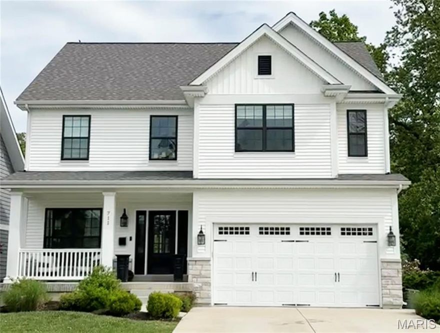 What every buyer wants right now... a darling newer home in Kirkwood schools, priced under $1 million, and with all the bells and whistles. The list includes a fabulous covered outdoor patio overlooking a deep/level fenced rear yard. It's also just a stone's throw from Westborough, The Glendale Grind, and Hanneke's (where kids can still use a signature account to make a purchase). The neighborhood is simply the best & this home has everything a growing family wants/needs. Modern, thoughtful decor, 5 bedrooms, a finished lower level, and an open living/kitchen/breakfast area that will serve as the heart of the home.  The primary suite includes coffered ceilings, a separate tub and shower, and a large walk-in closest. 3 additional upstairs bedrooms are generous in size and beautifully decorated as is the entire home. There's a light and fresh southern vibe throughout the home.