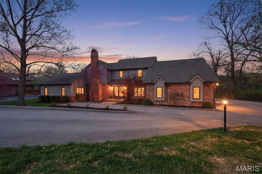 Set on a rare 1.4+ acre private, wooded lot in the heart of Frontenac, this beautifully updated residence offers a unique blend of space, privacy, and refined living, just moments from the best of St. Louis. Tucked within the highly sought-after Ladue School District, this property delivers an estate-like setting that is increasingly difficult to find in such a central and prestigious location.
With over 4,000 square feet of finished living space, this 1.5-story home offers an exceptional layout designed for both everyday living and elevated entertaining. A welcoming entry foyer opens to formal living and dining spaces, while the heart of the home features a beautifully updated kitchen with custom cabinetry, quartz countertops, and high-end appliances, seamlessly connecting to a light-filled hearth room with fireplace and walls of windows overlooking the private backyard and large updated deck.
The main-floor primary suite provides a peaceful retreat with a spacious layout, custom walk-in closet, and spa-like bath. Upstairs offers generously sized secondary bedrooms, additional living space, and flexibility for a variety of needs. The finished walk-out lower level expands the home’s functionality with a recreation area, additional bedroom or media space, and full bath.
Outdoors, the property truly shines. The large, enhanced grounds create a resort-style setting, complete with a heated in-ground pool, multiple entertaining areas, and sweeping views of mature trees and natural landscape.
A natural creek gently weaves through the property, enhancing both privacy and visual depth while creating a truly distinctive backdrop rarely found in Frontenac. Importantly, this feature has no impact on the home’s usability or insurability, allowing you to enjoy the beauty of the landscape with complete peace of mind.
This is more than a home, it’s an opportunity to own a private estate setting within one of St. Louis’ most desirable communities, where space, nature, and location come together in a way that is truly rare.