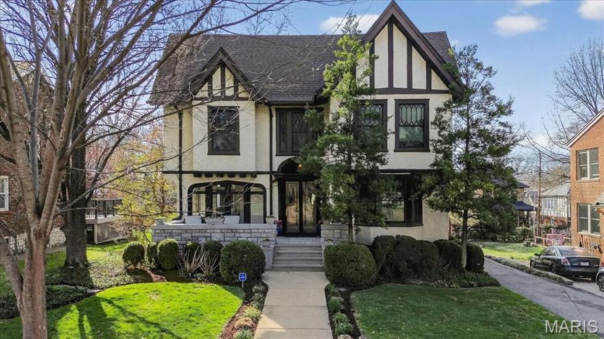 Welcome to this beautifully updated and meticulously maintained Tudor-style home in the heart of University City, just a short stroll from Lewis Park. Offering timeless charm and modern comforts, this 2.5-story residence features 4 bedrooms and 4 bathrooms, thoughtfully designed for everyday living and elegant entertaining alike.
Step inside to a gracious entryway that sets the tone, with classic architectural details found throughout the home, including rich hardwood floors, intricate millwork, and stunning leaded-glass windows. The main level showcases a spacious living room centered around a gas fireplace with a marble surround and custom mantel—perfect for relaxing or hosting guests. The formal dining room provides an inviting space for gatherings of any size.
The well-appointed kitchen features 42-inch cabinetry, granite countertops, a gas range, warming drawer, Bosch dishwasher, and a built-in microwave, blending style and functionality. Just off the kitchen, enjoy your morning coffee or unwind in the evening on the composite deck overlooking the beautifully landscaped backyard.
Upstairs, the second level offers a serene and inviting primary suite complete with a sun-filled ensuite bath, dual vanities, a soaking tub, and a separate shower. Three additional bedrooms and a charming hallway loft area provide flexible living space for family or guests.
The third floor serves as a versatile retreat—ideal for a home office, playroom, or recreation area—and includes a large cedar closet for ample storage. The lower level adds even more functionality and abundant storage options. 2 Car detached garage, New Roof 2024, 2nd/3rd floor AC 2026 and a Whole House Generator.
This exceptional home seamlessly combines historic character with modern updates, all in a highly desirable location close to parks, dining, and shopping.