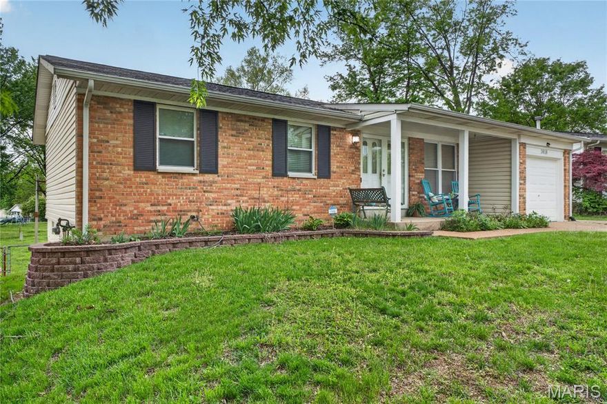 Under contract! Open House canceled. Welcome home to this beautifully maintained ranch in the heart of Fenton, located in the highly sought-after Rockwood School District and just a short walk to Rockwood Summit High School. The true highlight of this home is the backyard lifestyle. Step outside to a large, fenced yard with room to run, play, and entertain or garden. Enjoy summer days in your above-ground pool with surrounding deck—perfect for hosting friends and family. The lighted canopy tent creates a unique outdoor living area where you can unwind in the evenings, dine al fresco, or watch the kids play. Nestled in the established San Luis Rey subdivision, known for its quiet, family-friendly feel and neighborhood park, this home offers the space, flexibility, and lifestyle today’s buyers are looking for. Step inside to find warm wood flooring flowing throughout the living room, dining area, hallway, and all three bedrooms—creating a seamless, low-maintenance living space. 
Three bedrooms and two full baths on the main level.  The large dining area with a bay window is open to the kitchen with stainless steel microwave & dishwasher. The kitchen also features a cooktop and wall oven and full size pantry! Walk out to the lush backyard with loads of fun for the family! Check out the finished walk-out lower level that expands your living space! Boasting a large Family room, ideal for movie nights, a playroom, or rec area and feature a large home office setup and loads of storage space!
The covered front porch adds even more charm, offering a welcoming space for morning coffee or relaxing at the end of the day. A one-car garage provides convenience and additional storage. ****Roof is 6 years new!***
Location is hard to beat—just minutes from I-44 for an easy commute, plus close proximity to shopping, dining, and everyday conveniences. Outdoor lovers will appreciate nearby parks like Fenton City Park, featuring walking trails, sports fields, and open green space for recreation.
If you’re looking for a move-in ready home with great space, a fun backyard, and access to top-rated schools—this is the one that delivers incredible value. Don't miss out on this one! See it today!