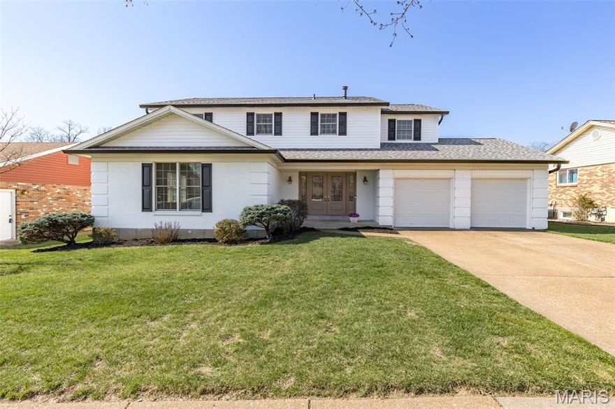 Presenting a beautifully updated 2-story home that combines elegance and modern comfort with a desirable open floor plan. It has been meticulously maintained by the same owner for 38 years. Step inside and be greeted by the charm of a large entry foyer, gleaming hardwood floors throughout the first floor, beautiful crown molding in the living room and dining room. Pella and Marvin windows throughout offer plenty of natural light. The heart of this home lies in its thoughtfully designed kitchen with cherry cabinets, newer stainless-steel appliances, sleek granite counter tops, backsplash and 6’ 8” island. Embrace the warmth of the cozy fireplace in the family room providing the perfect ambiance for relaxation and entertainment. Upstairs you will discover a haven of comfort with new carpet in three large bedrooms and beautiful wood flooring in the master bedroom. This home has ample closet space with walk-in closets in 3 bedrooms and the master bathroom. Recent updates include; new siding, gutters and shutters 2026, new GE oven 2026, new carpet in 3 bedrooms 2026, new roof 2025, new basement windows 2025, new furnace and air 2024, new GE gas profile cooktop 2024, new hot water 2023, new counter depth refrigerator 2023, new LG dishwasher 2023, new Pella sliding patio door 2023 and freshly painted interior 2026. This home is on a Cul-de-sac street minutes from shopping, restaurants, hospitals, public transportation and parks. Move right in and call it home!