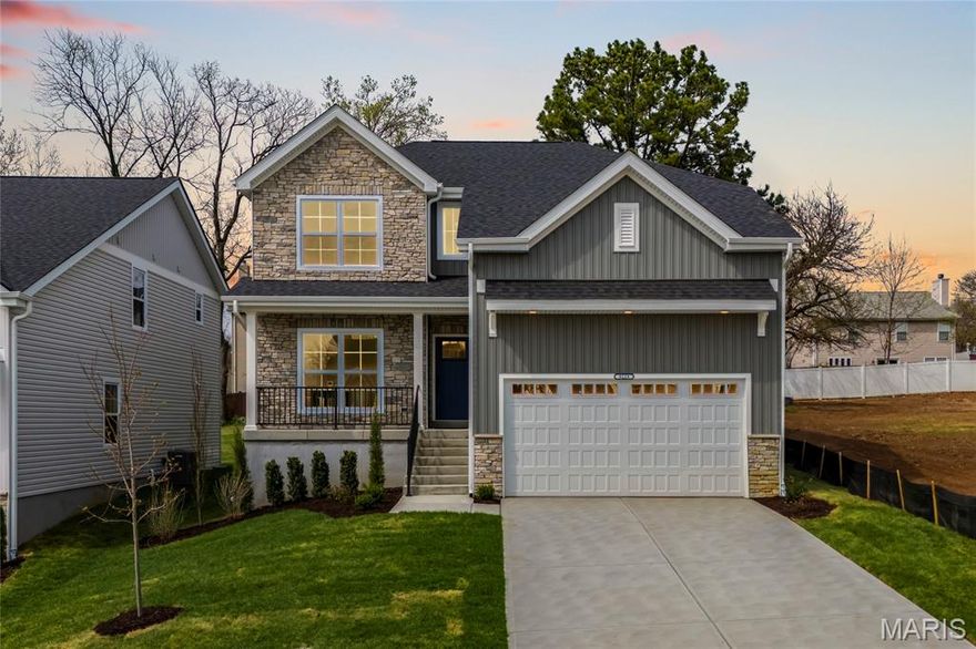 Spectacular newly built, custom 4 bedrooms, 2.5 bathrooms, 2275 sq./ft., two-story home with an open floor plan, built by Kingbridge Homes. Front entry 2-car garage, 9 ft. foundation, 9 ft. first floor ceilings, Luxury Vinyl Plank flooring throughout the first and second floor, 5 1/4” base throughout the house. Office/dining room has panel molding. Kitchen and butler's pantry features 42” cabinets, quartz countertops, KitchenAid stainless appliances including gas range, dishwasher, microwave, vented hood. The kitchen and breakfast area flows openly to the spacious family room with 36" gas direct vent fireplace and custom mantle. The entry from garage has built-in cubbies. Second floor laundry room. The spacious master suite has two large walk-in closets, soaking tub, separate 54" shower, enclosed toilet area and a double vanity. Private rear yard with 14" x 20" concrete patio and a great lot. This home is perfect for entertaining family & friends. Location could not be better – convenient to restaurants & shops, Schools, community center, and county parks - easy access to highways.