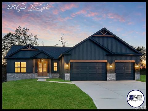 Photo of 224 Great Bear Pass, Foristell, MO 63348 (MLS # 25076126)