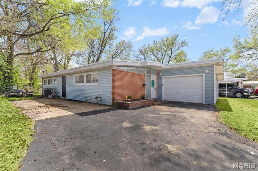 Welcome home to this beautifully updated, move-in ready gem! Featuring 3 bedrooms, 2 bathrooms, and over 1,200 square feet of comfortable living all on one level, this home offers the perfect blend of style and convenience. Step inside to find luxury vinyl plank flooring throughout, fresh paint, and modern fixtures that create a bright, cohesive feel. The kitchen shines with white cabinetry, granite countertops, stainless steel appliances, and a seamless kitchen-dining combo, perfect for both everyday living and entertaining. The spacious primary suite includes a private en suite bathroom. Two additional bedrooms and a full bath complete the space. Outside, enjoy a spacious patio space and fenced-in backyard great for entertaining. A one-car attached garage adds extra convenience.  Bonus: New roof, New siding, new sewer lateral line, and extra parking pad. Don’t miss your chance to own this fully updated home. Schedule your showing today!