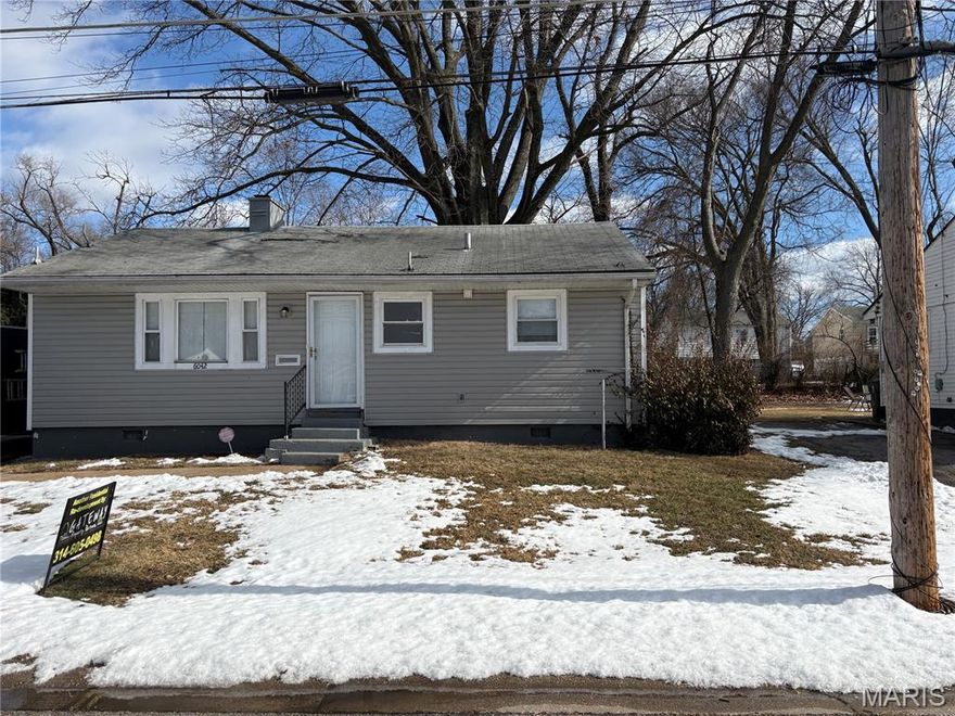 Discover the possibilities in this well-maintained 3-bedroom ranch located in an emerging Berkeley neighborhood just minutes from major highways and St. Louis conveniences. This home offers flexible appeal—ideal for a first-time buyer seeking a monthly payment that can be more affordable than renting, a buyer looking to downsize without sacrificing space, or an investor searching for a strong-performing addition to a rental portfolio.

The property was fully remodeled in 2018 and has since been refreshed with new interior paint and durable luxury vinyl plank flooring throughout. Major mechanical systems have been updated, providing peace of mind for years to come. The surrounding street showcases a mix of recently renovated homes and newer construction, reflecting continued neighborhood reinvestment and growth.  

A solid opportunity in a location on the rise—schedule your showing today.