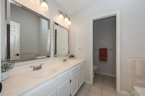 Tiny photo for 1337 Stone Run Drive, Ballwin, MO 63021 (MLS # 25082770)