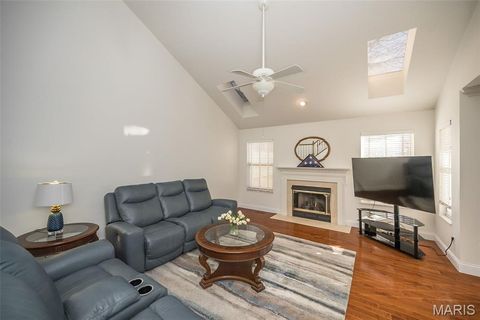 Tiny photo for 1337 Stone Run Drive, Ballwin, MO 63021 (MLS # 25082770)