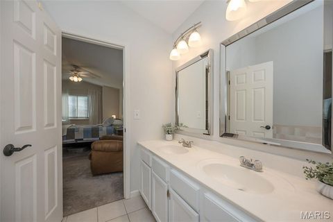 Tiny photo for 1337 Stone Run Drive, Ballwin, MO 63021 (MLS # 25082770)