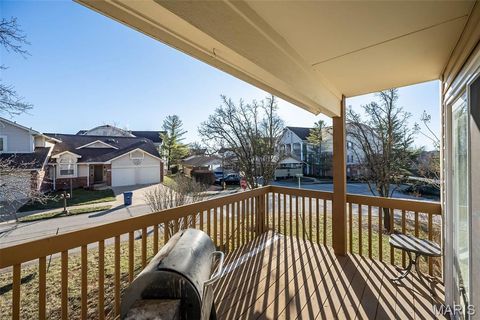 Tiny photo for 1337 Stone Run Drive, Ballwin, MO 63021 (MLS # 25082770)