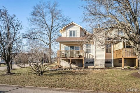 Tiny photo for 1337 Stone Run Drive, Ballwin, MO 63021 (MLS # 25082770)
