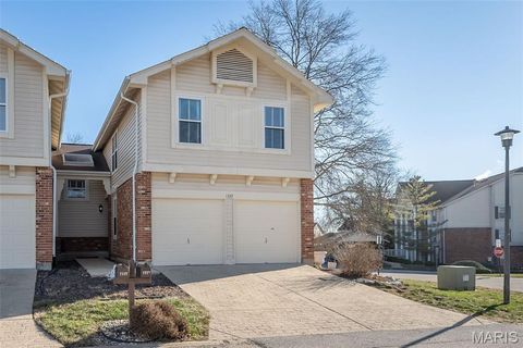 Tiny photo for 1337 Stone Run Drive, Ballwin, MO 63021 (MLS # 25082770)