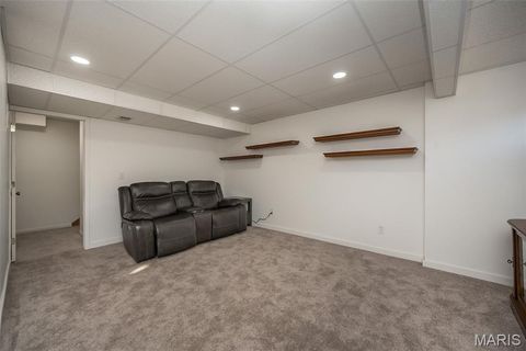 Tiny photo for 1337 Stone Run Drive, Ballwin, MO 63021 (MLS # 25082770)