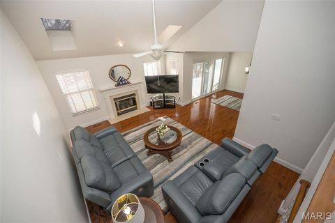 Tiny photo for 1337 Stone Run Drive, Ballwin, MO 63021 (MLS # 25082770)