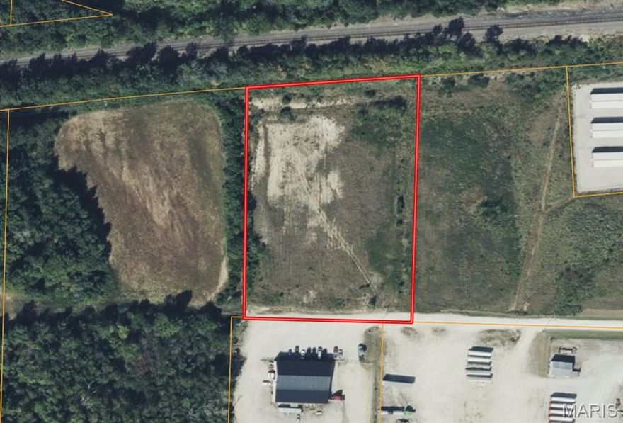 For informational purposes only. 3 Acres-Commercial-Zoned M-1 with easy access to I-70. Flat & level with electric, water and sewer available.